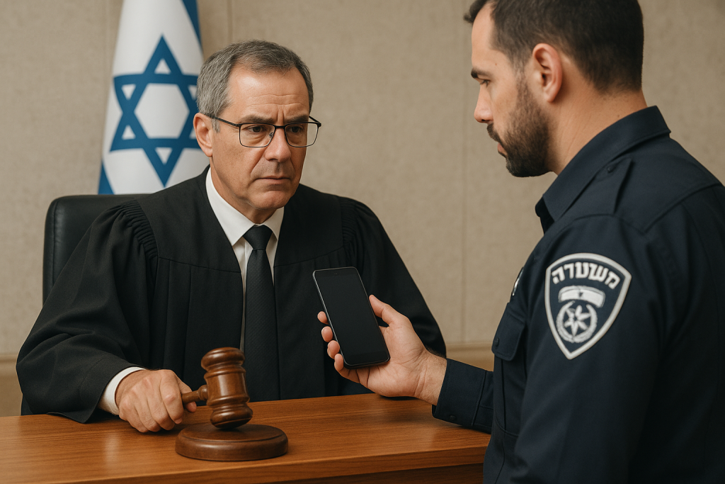 חיפוש בטלפון נייד, סמכות חיפוש בטלפון נייד